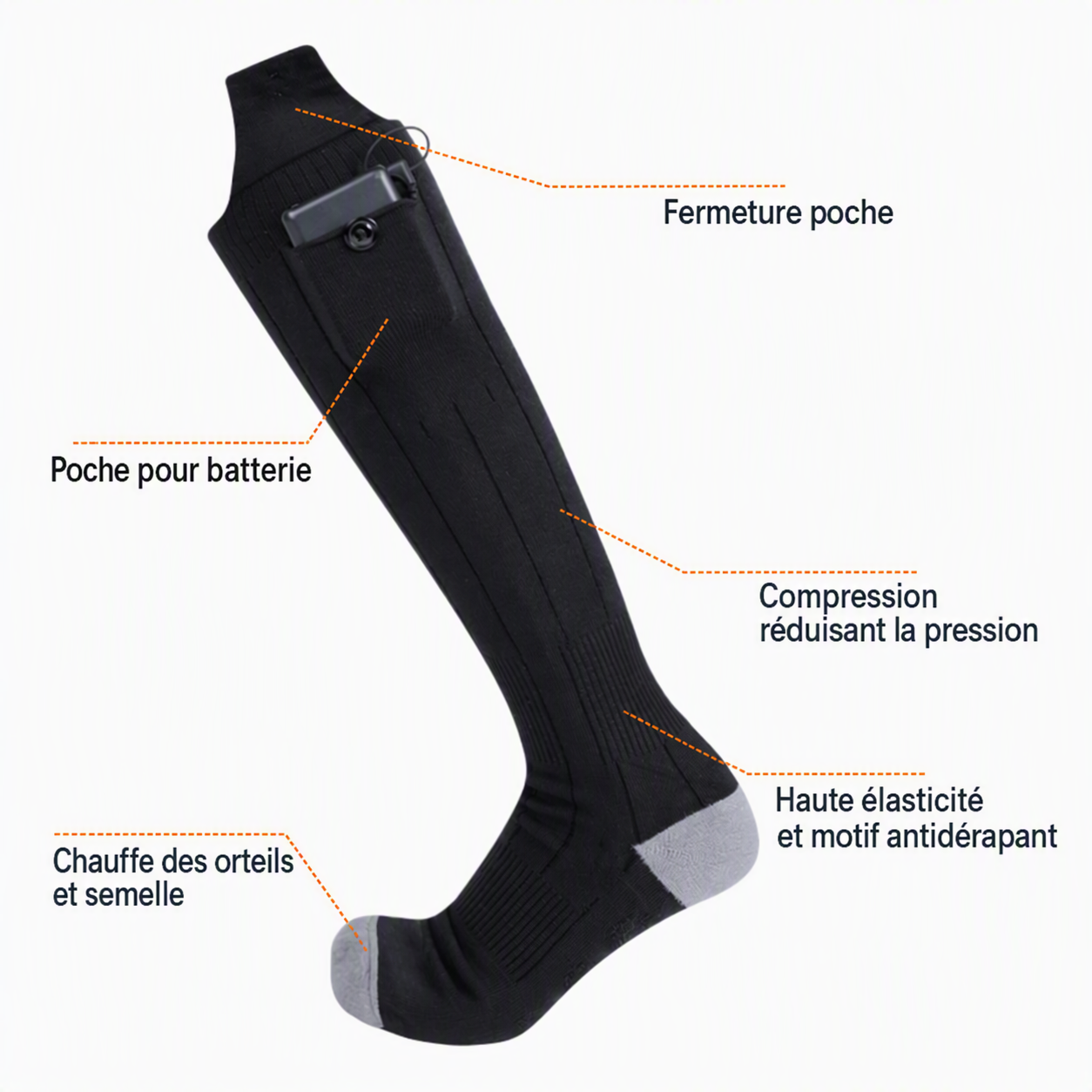 Chaussettes chauffantes – Image 2