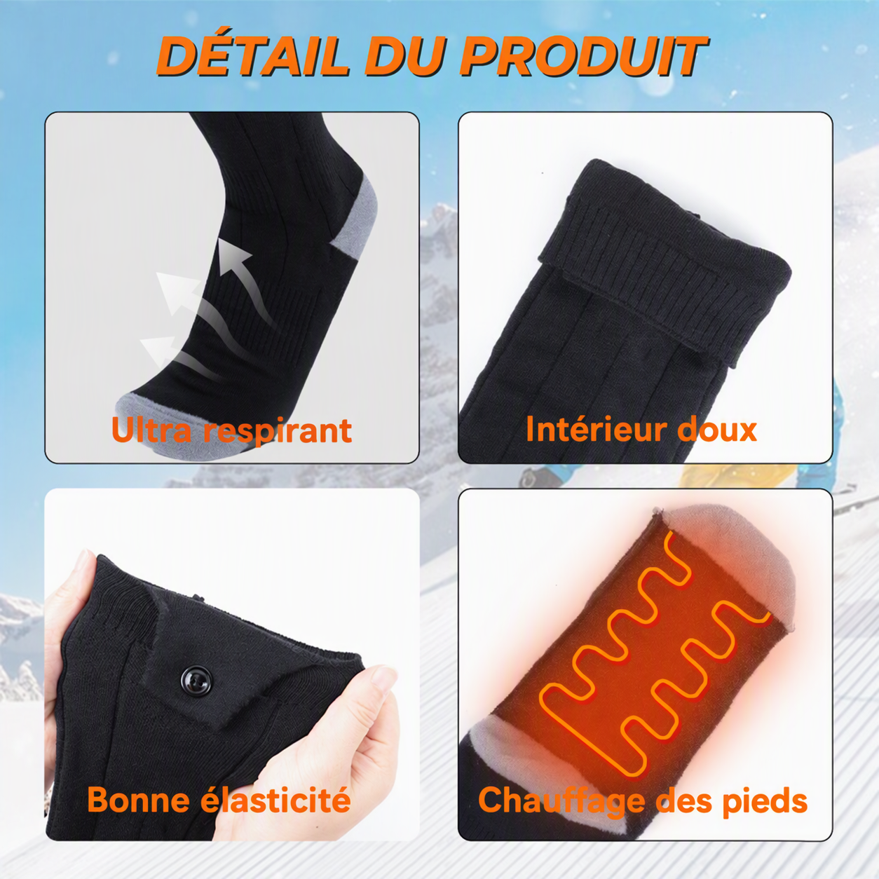 Chaussettes chauffantes – Image 3
